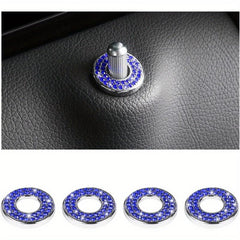 Bling Inner Door Lock Cover Stickers - Add Sparkle to Your Car Interior