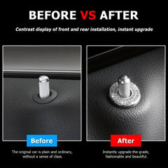Bling Inner Door Lock Cover Stickers - Add Sparkle to Your Car Interior