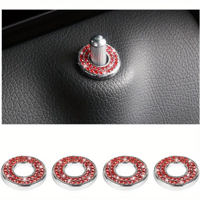 Bling Inner Door Lock Cover Stickers - Add Sparkle to Your Car Interior