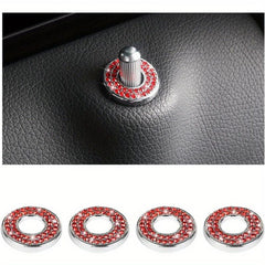 Bling Inner Door Lock Cover Stickers - Add Sparkle to Your Car Interior