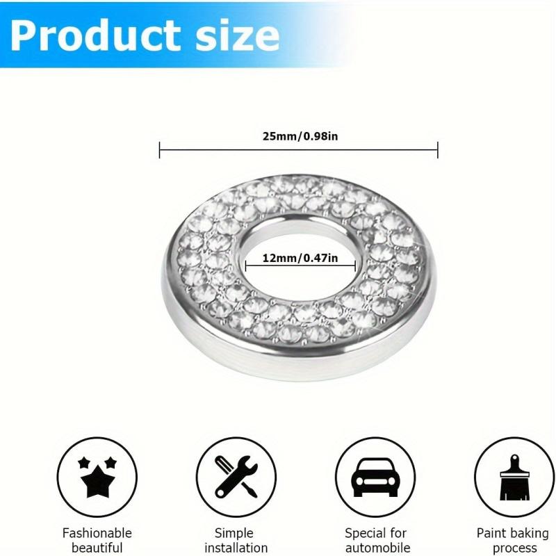 Bling Inner Door Lock Cover Stickers - Add Sparkle to Your Car Interior