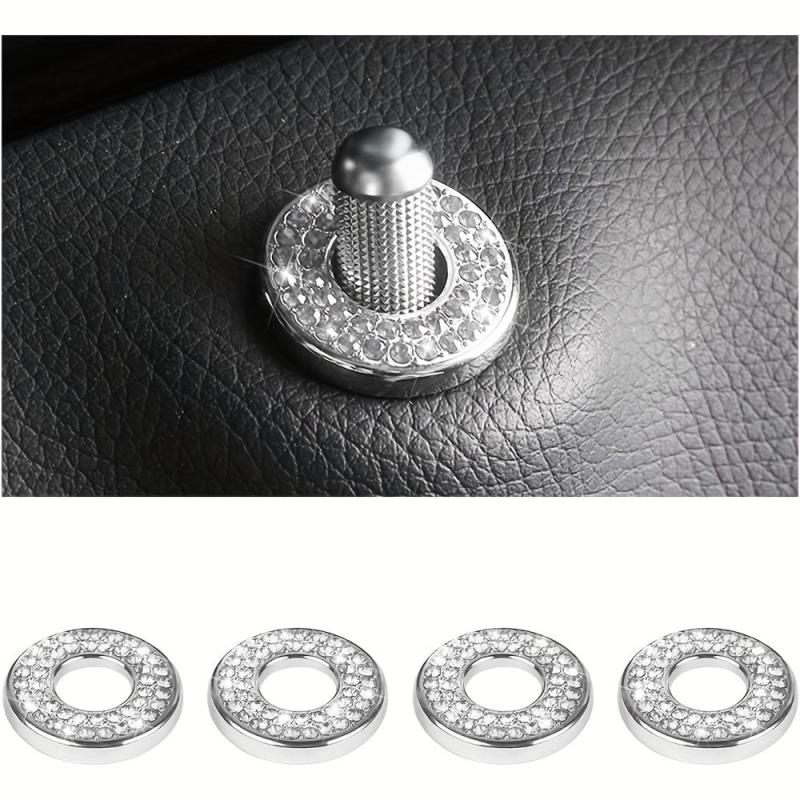 Bling Inner Door Lock Cover Stickers - Add Sparkle to Your Car Interior