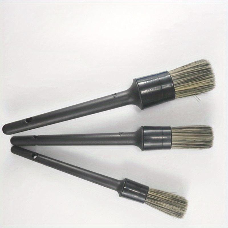 3pcs Car Cleaning Wire Brush Set for Interior and Exterior Cleaning