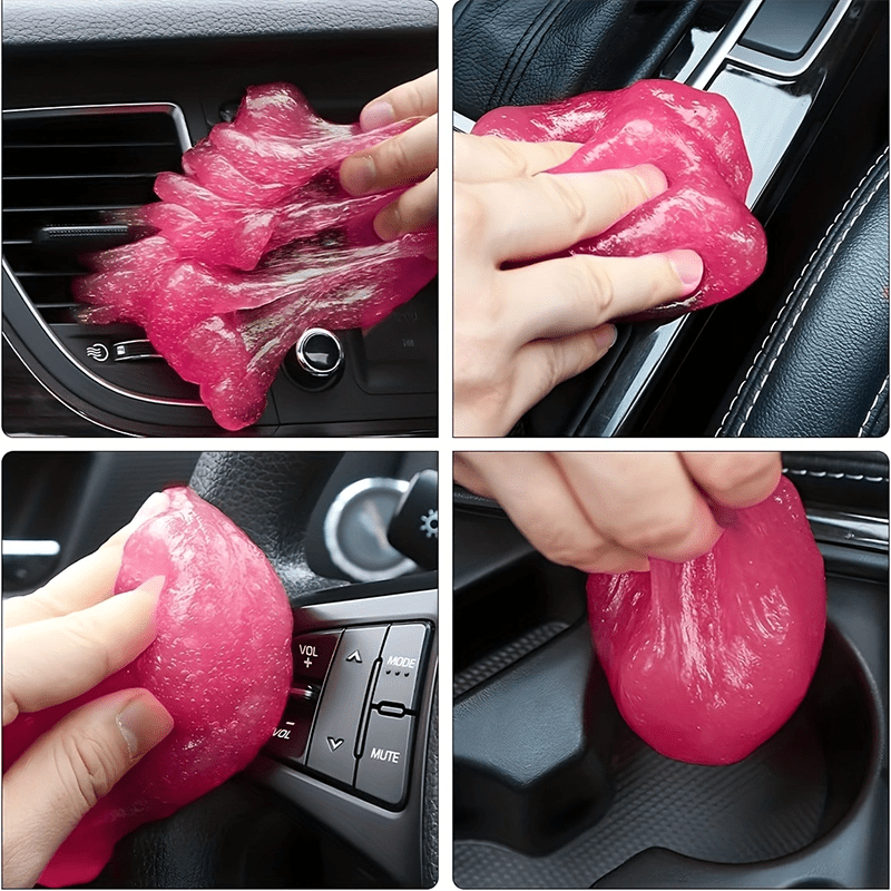 5pcs 160g Bottle Cleaning Gel Soft Rubber Car Vent Cleaner Keyboard Dust Tool