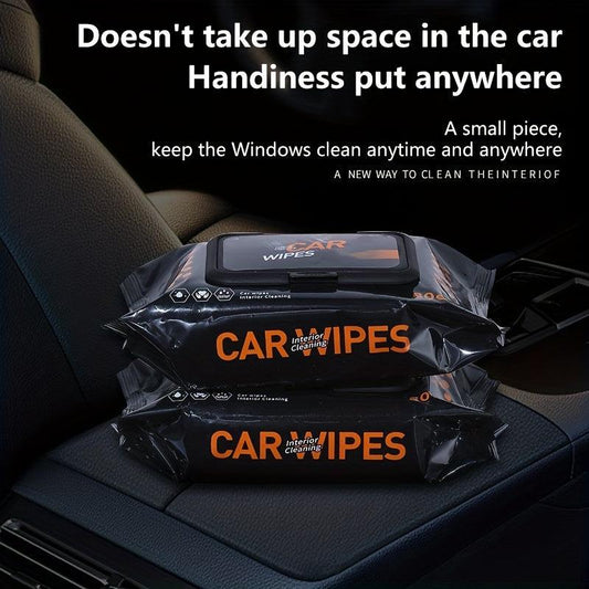 Car Interior Cleaning Wipes for Plastic Faux Leather Seats