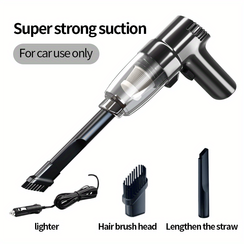 Car Vacuum Cleaner High Power Strong Suction Dry Wet Dual Small Mini Portable