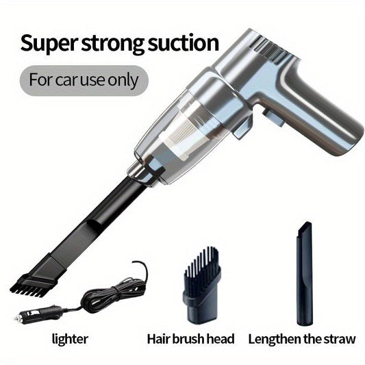 Car Vacuum Cleaner High Power Strong Suction Dry Wet Dual Small Mini Portable