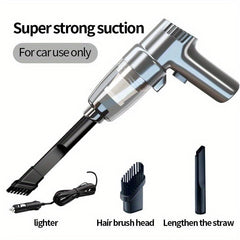 Car Vacuum Cleaner High Power Strong Suction Dry Wet Dual Small Mini Portable