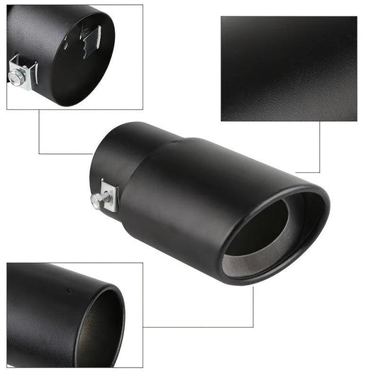 Universal Stainless Steel Exhaust Muffler 13 3x6 5 2x2 5in