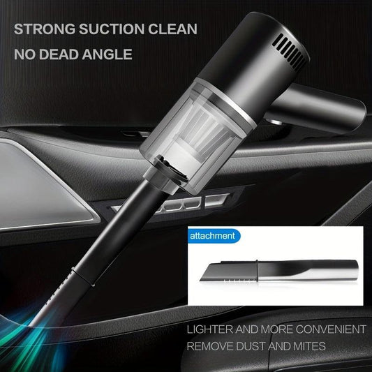 Portable Car Vacuum Cleaner Wireless Charging Mini Handheld Powerful Vacuum