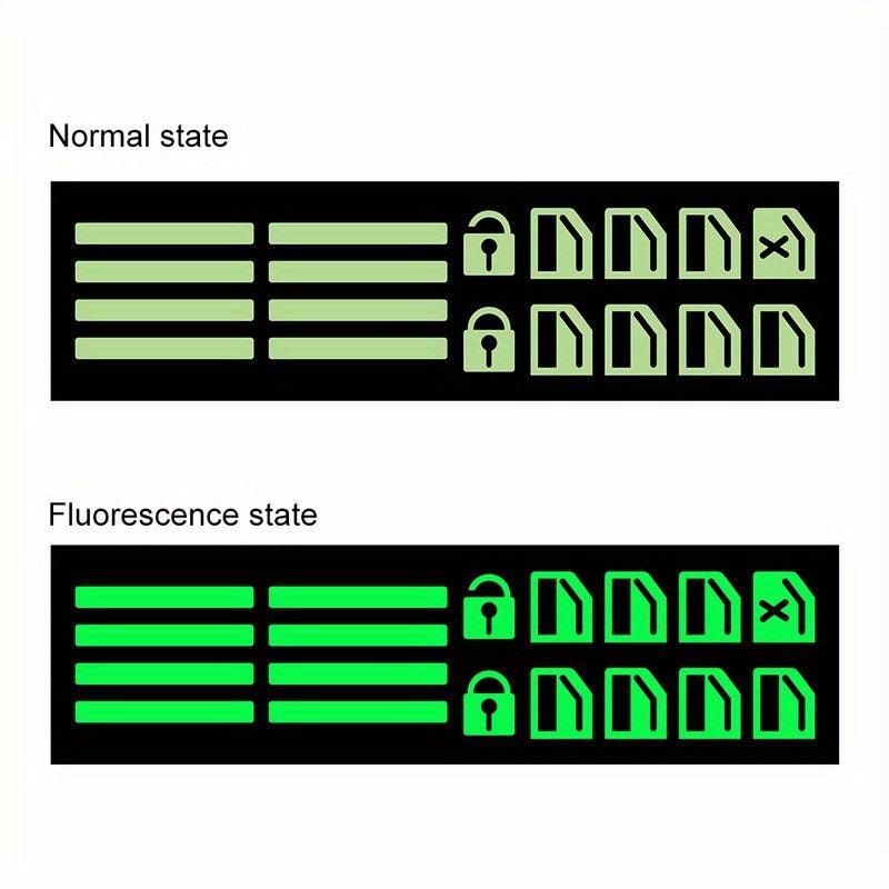 Luminous Car Door Window Lift Button Sticker Car Styling