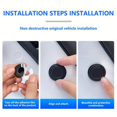Car Door Anti Collision Silicone Pad Adhesive Sticker Luminous Buffer Gasket