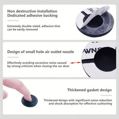 Car Door Anti Collision Silicone Pad Adhesive Sticker Luminous Buffer Gasket