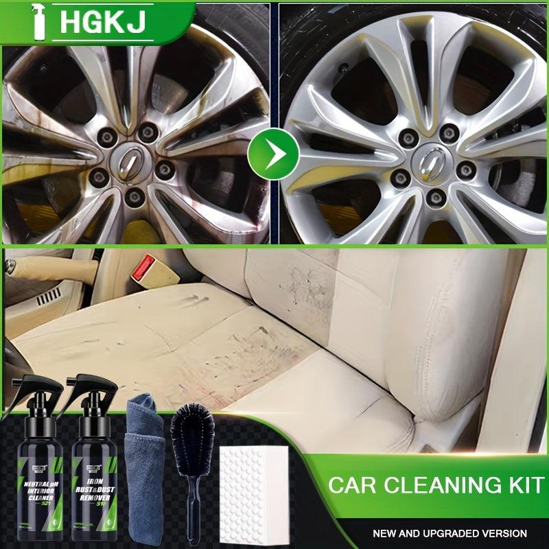 HGKJ Interior Cleaner & Iron Remover Kit - Powerful Decontamination Product