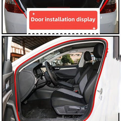 3-Layer Door Seam Noise Reduction Strip for Enhanced Car Soundproofing