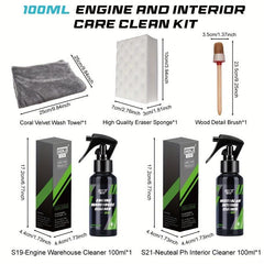 HGKJ Engine And Interior Care Cleaning Kit 50 100 200ml