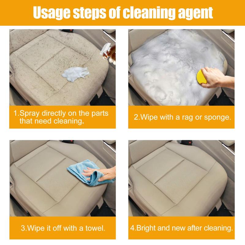 Foam Cleaner Rust Remover for Car Leather Seats