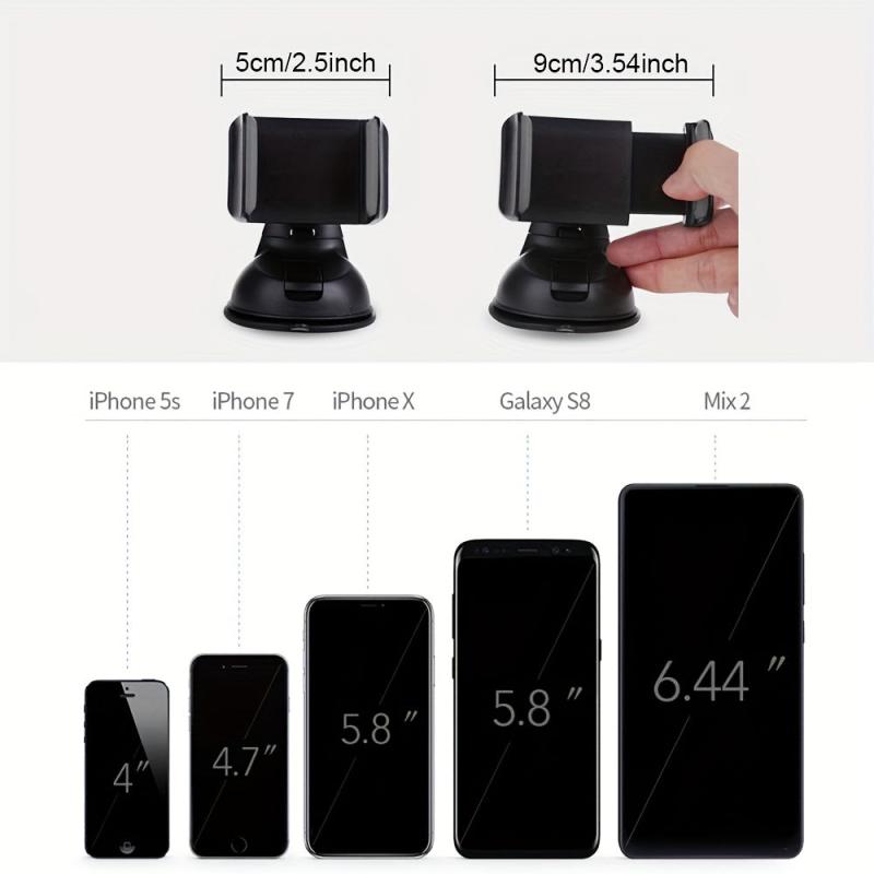 Universal 360 Rotating Phone Stand Car Holder for iPhone Smartphone