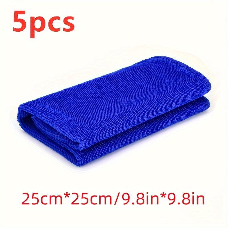 5pcs Microfiber Car Cleaning Towel Household Washing Towel