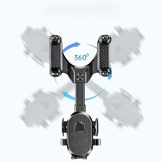 Car Rearview Mirror Phone Holder Car Mount Stand For CellPhone