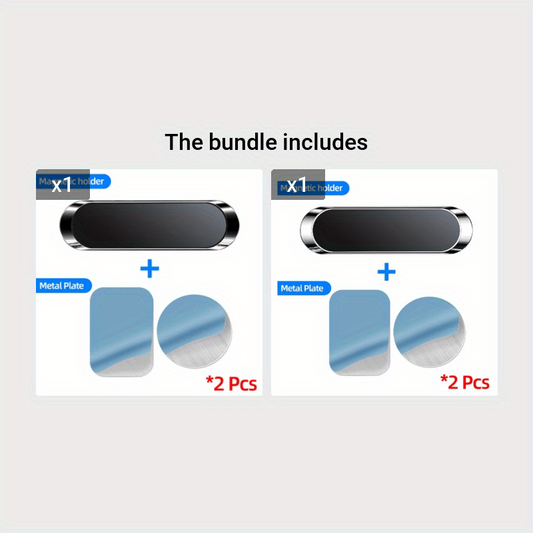 Mini Magnetic Car Phone Holder Dashboard Stand Metal Magnet GPS Car Mount