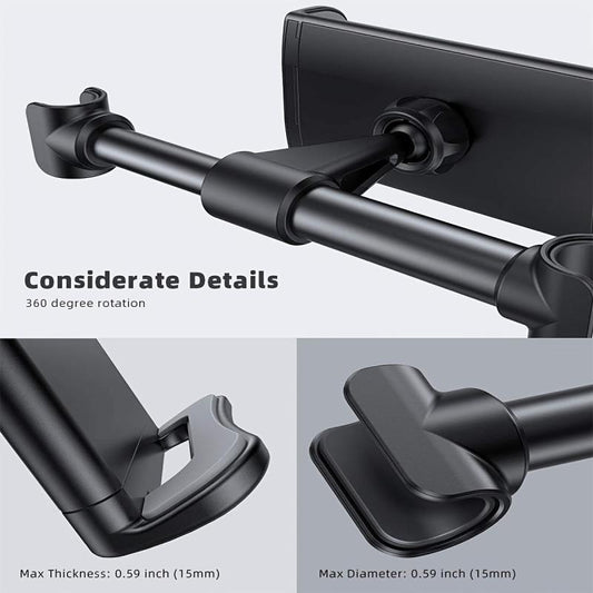 Car Headrest Backseat Mount Phone Tablet Car Mount Holder