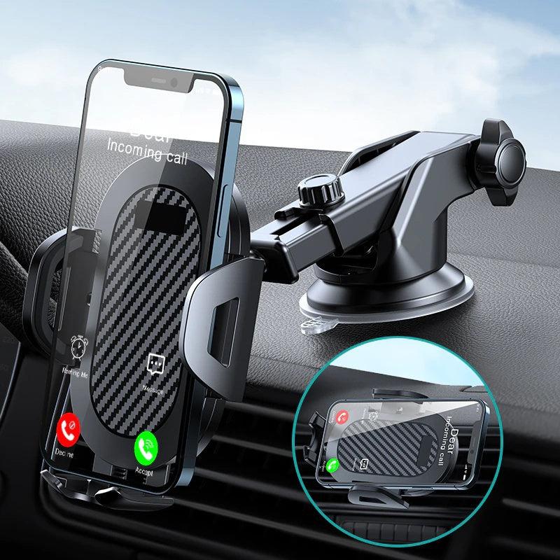 Secure Phone Holder Long Arm Suction Cup Mount Stand