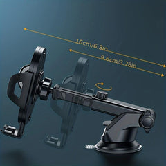 Secure Phone Holder Long Arm Suction Cup Mount Stand
