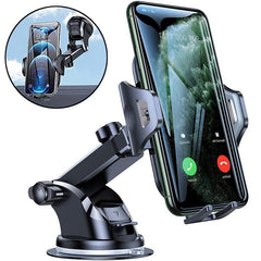 Secure Phone Holder Long Arm Suction Cup Mount Stand