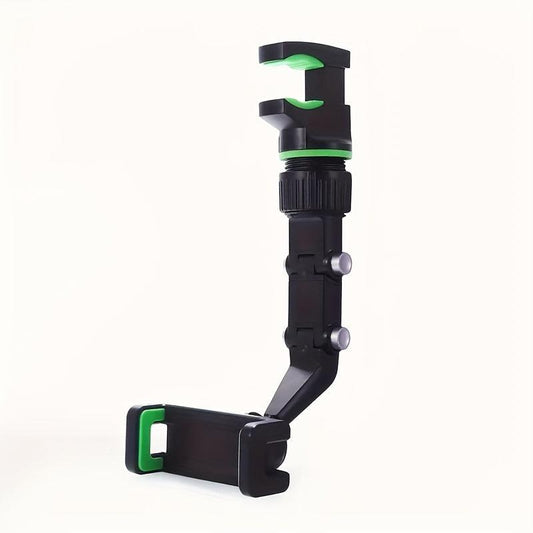 Car Rearview Mirror Phone Holder for Rear Row Headrest