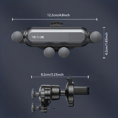 Car Air Outlet Phone Bracket Gravity Navigation Telescopic Bracket