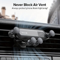 Car Air Outlet Phone Bracket Gravity Navigation Telescopic Bracket