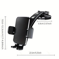 Car Phone Holder Mount Windshield Dashboard Hands-Free Cell Phone Holder