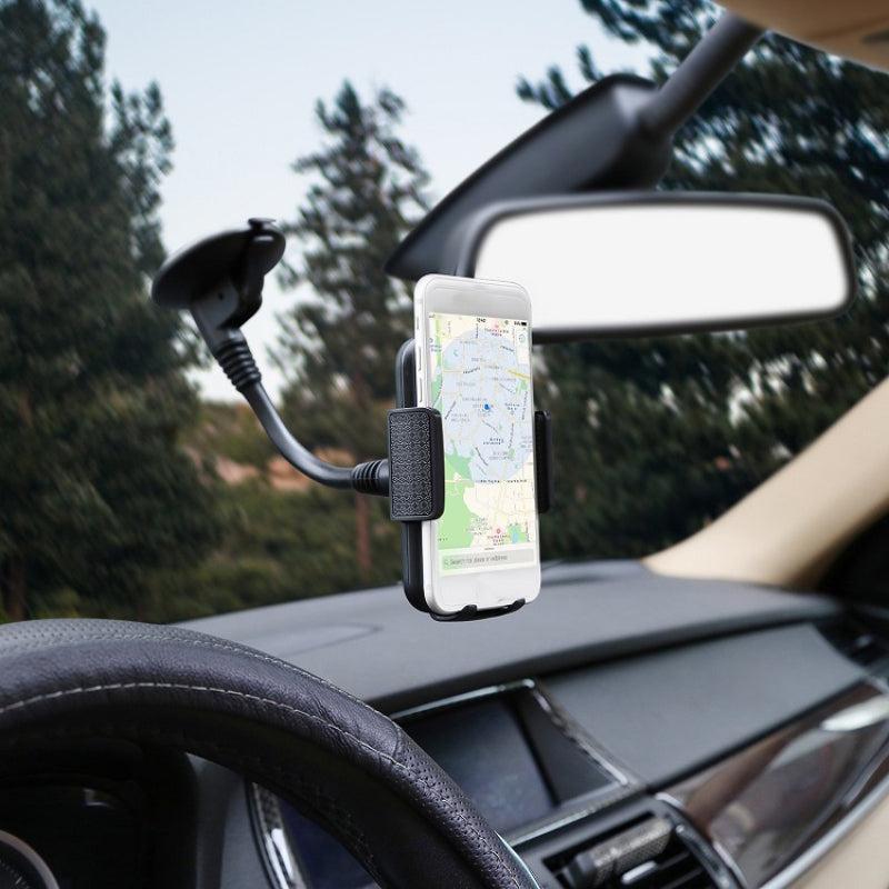 Universal Car Phone Holder 360u00b0 Rotation Long Arm Mount