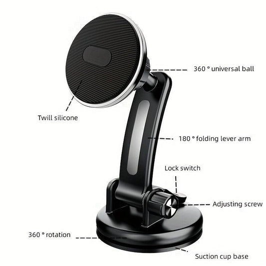 Magnetic Car Phone Holder for iPhone and Smartphones