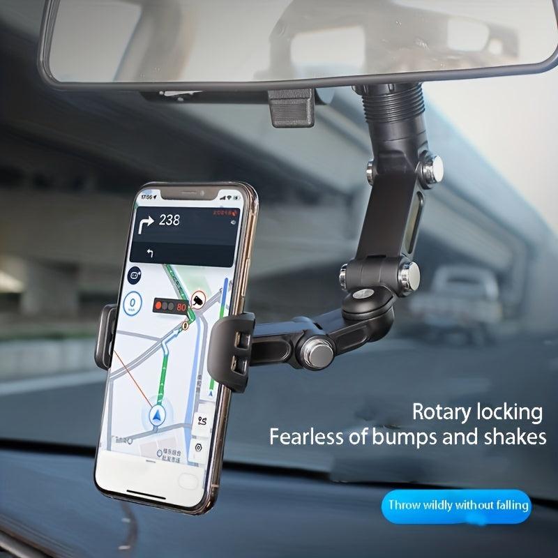 Car Dashboard Phone Holder Universal Center Console Rearview Mirror Bracket