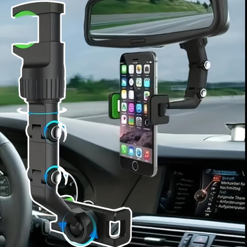 Car Dashboard Phone Holder Universal Center Console Rearview Mirror Bracket