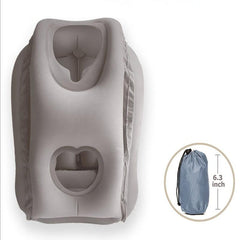 Inflatable Travel Pillow Neck & Lumbar Support for Airplane Car RV
