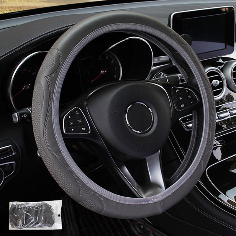 Universal Auto Car Steering Wheel Cover Leather Breathable Anti slip