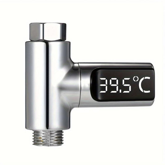 Smart Water Shower Thermometer, Electricity Generating