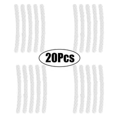 20pcs RV Wheel Hub Reflective Sticker Rim Reflective Strips Luminous Sticker