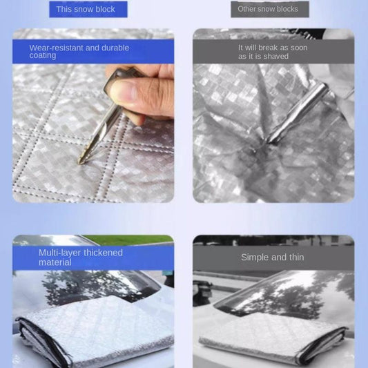 Universal Car Magnetic Sunshade Cover Windshield Snow Sun Shade