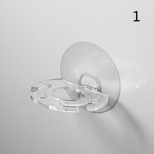 Adhesive Toothpaste Dispenser Toothbrush Holder Bathroom Shelves