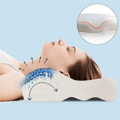 Memory Foam Orthopedic Pillow for Neck Pain Relief