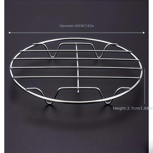 304 Stainless Steel Steaming Rack Single Layer Grill Rack Grid