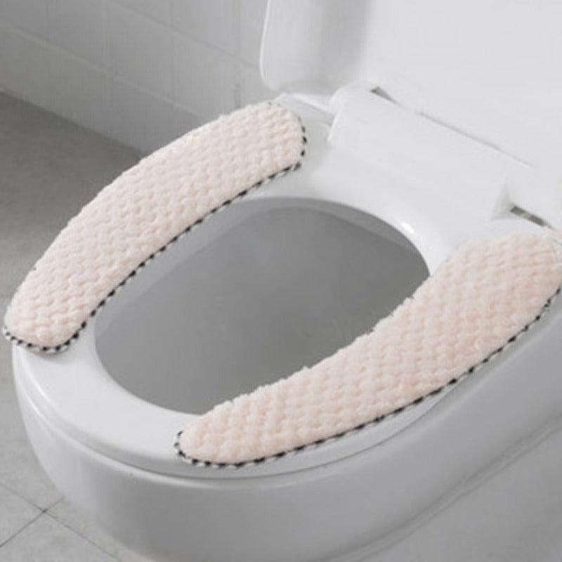 Warm Thick Padded Toilet Seat Cover Mat Non Slip Soft Toilet Seat Cushion