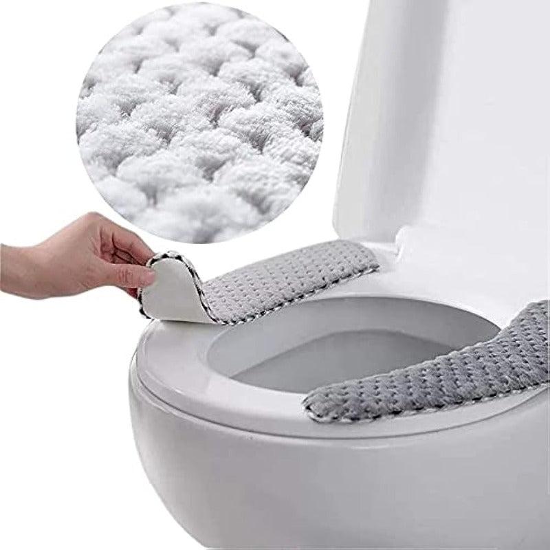 Warm Thick Padded Toilet Seat Cover Mat Non Slip Soft Toilet Seat Cushion