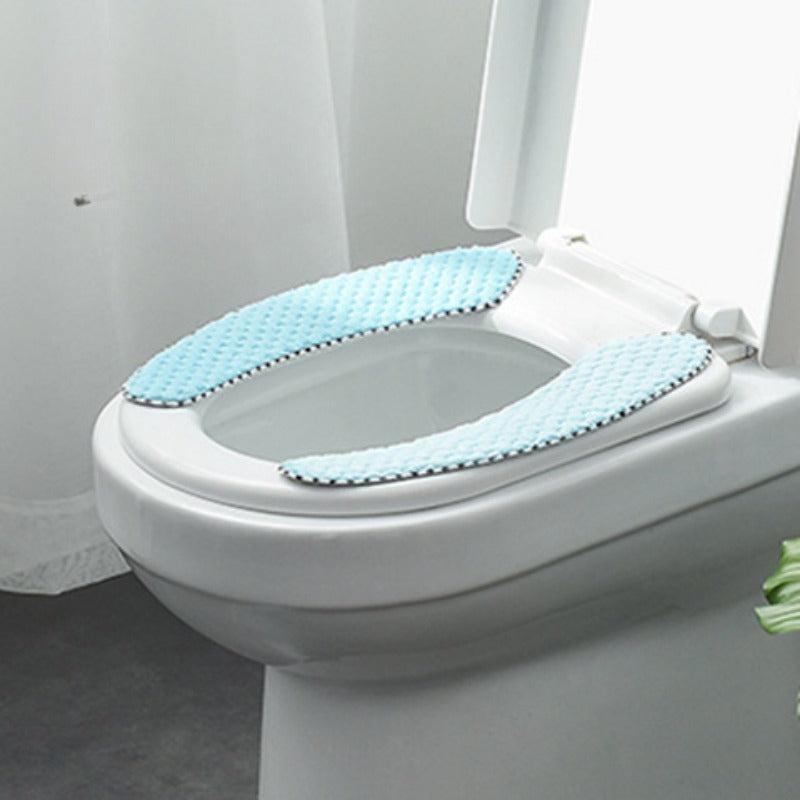 Warm Thick Padded Toilet Seat Cover Mat Non Slip Soft Toilet Seat Cushion