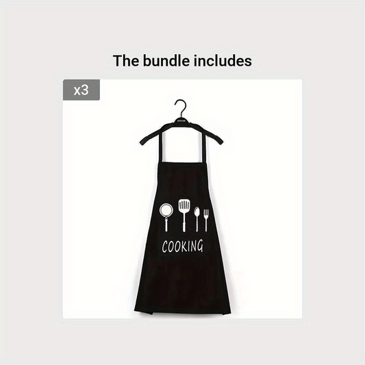 Waterproof Stain Apron Kitchen Cooking Work Clothes