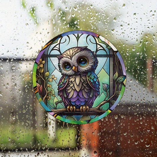 Owl Window Static Cling Glass Sticker Home Decoration